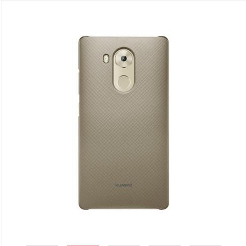 华为 HUAWEI Mate8 百格纹理后壳 mate8原装保护壳 mate8手机壳 mate8保护套 mate8手机套 棕色