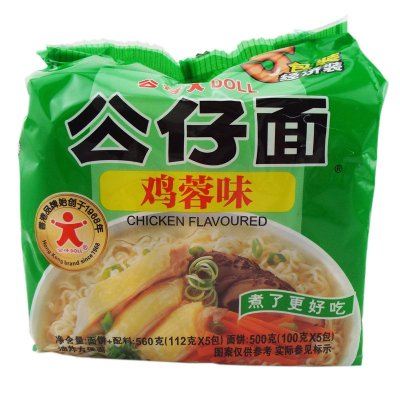 公仔面 鸡蓉味 560g 五连包装 速食面快餐面即食面油炸方便面 面条 【价格 图片 品牌 报价】-苏宁易购