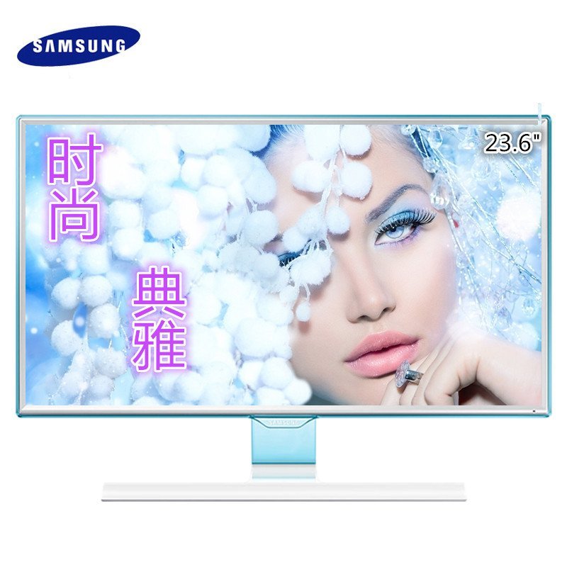 三星(samsung)s24e360hl 23.6英寸 全高清 pls 液晶显示器 琉晶边框