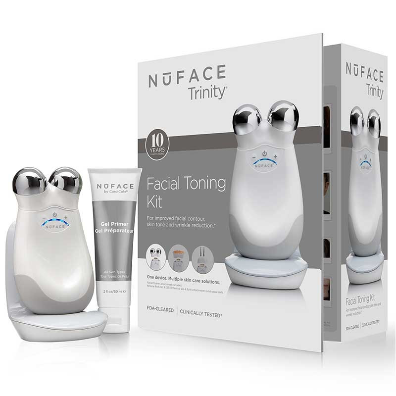 【美国易购】 美国新款NuFace Trinity PRO 微电流面部紧肤纤脸电子美容仪 送凝胶59ML
