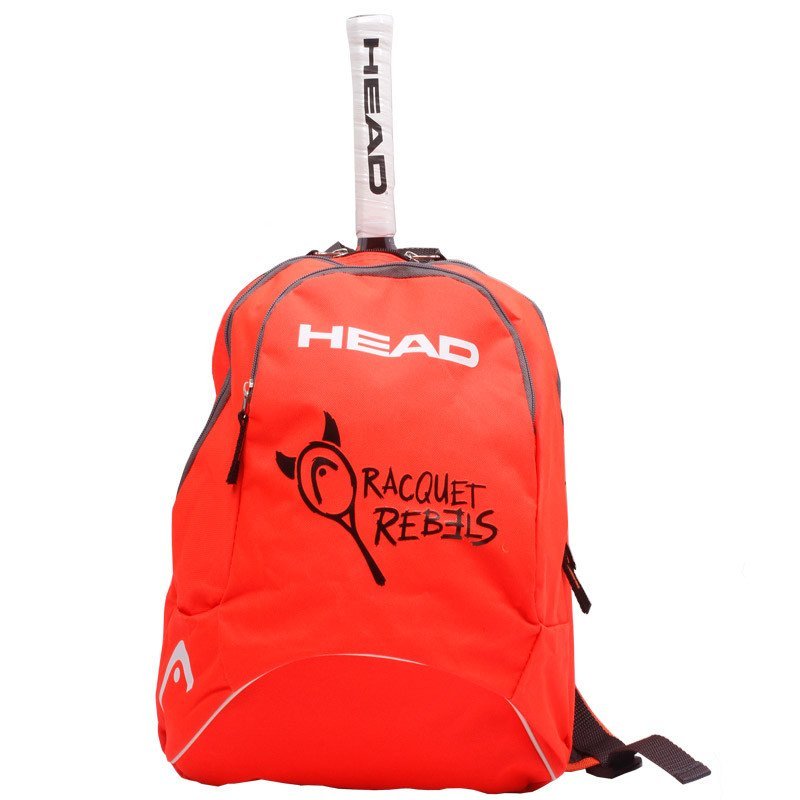 包邮 海德 HEAD 1-2只装网球羽毛球两用双肩包 背包 新款 小捣蛋儿童背包橙色