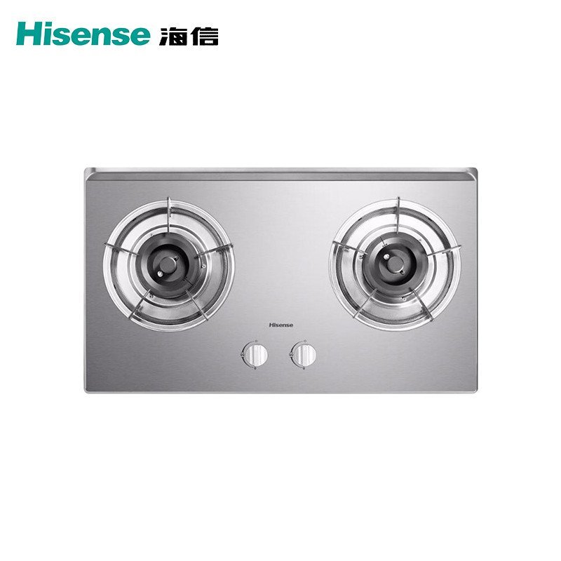 hisense海信燃气灶jztwg5201天然气台嵌两用不锈钢面板