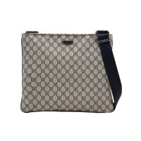 gucci 古驰 男士真皮滚边印花斜挎包 201446-kgdin-4075 米色