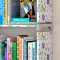 亚思特简易书架加固书柜现代简约桌上书架置物架 自由组合层架 sjsx104 四层灰色