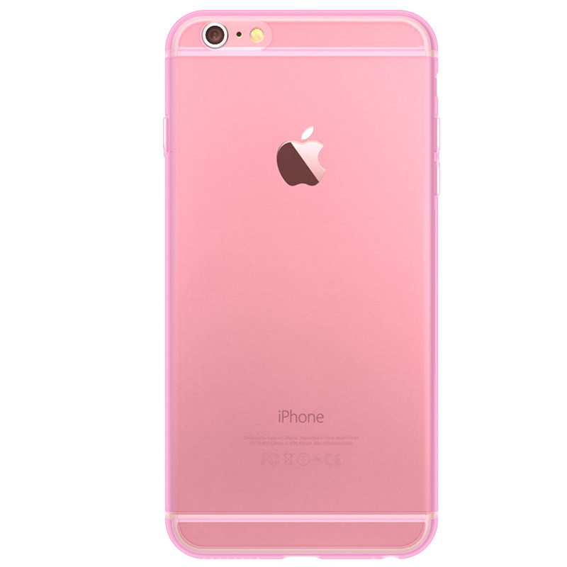 ESCASE iPhone 6s纤薄全包半透明磨砂硬壳 樱花粉