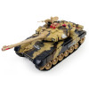 勾勾手 遥控车 儿童遥控坦克玩具可对战坦克模型车带仿真声效可发射一键演示 军黄-俄国T90坦克(44CM)