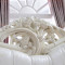拉菲伯爵 床 法式床 床双人床 卧室家具 实木床 欧式床 GTA001高端法式床 皮床 婚床 实木床 木质皮质床 1.8m雕花尾排骨架床
