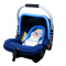 鸿贝 提篮式儿童安全座椅 婴儿车载安全座椅 0-13个月 便携宝宝摇篮 ED 深海蓝