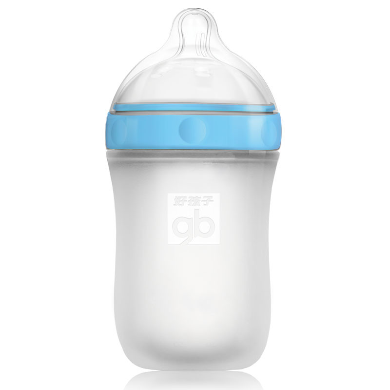 好孩子（Goodbaby）母乳实感宽口径硅胶奶瓶240ml B80347