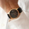 天梭(TISSOT)手表 力洛克系列机械表玫瑰金皮带男表T41.5.423.533 白色T41.1.423.33