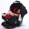 德国PISTA皮斯塔 提篮式儿童安全座椅 童车对接 ISOFIX硬接口 丘比特CUPID汽车宝宝安全座椅 ECE 3C 红色