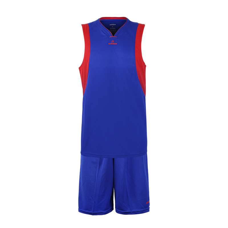 etto英途专业篮球服套装队服球衣透气速干比赛训练服 BW2105 3XL 蓝色