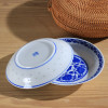 LICHEN 景德镇青花玲珑瓷器餐具 釉下彩陶瓷碗盘勺碟自由搭配 7英寸汤盘 一个