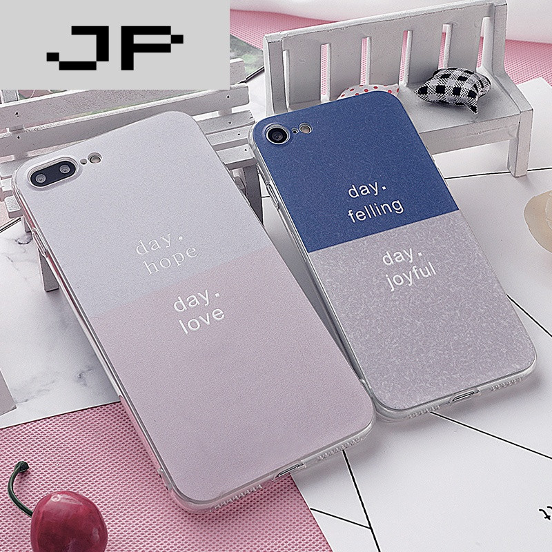 jp潮流品牌 iphone7手机壳苹果7plus透明软壳七浮雕保护套dayhope6s5s
