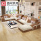 曲尚（Qushang）沙发 布艺沙发 客厅家具 简约现代沙发 旗舰版三件套