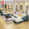 曲尚（Qushang）沙发 布艺沙发 客厅家具 简约现代沙发 豪华版五件套+送茶几