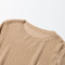 玛思蓓丝针织镂空毛衣网罩衫2017春秋新款天丝棉纯色针织衫女套头 XL 浅中灰