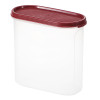 JEKO&JEKO 塑料收纳盒冰箱储物保鲜盒1.8L 椭圆形收纳盒药盒密封盒SWB-5443