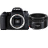 佳能(Canon) EOS 77D（50mm F1.8） 数码单反相机 单镜头套装 约2420万像素
