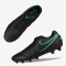 NIKE/耐克 Mens Nike Tiempo Genio Leather II (AG-Pro)足球鞋 45码 黑色/蓝绿色