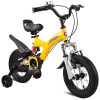 优贝(RoyalBaby)儿童自行车 单车男女小孩童车 避震型宝宝脚踏车山地车3岁-9岁 小飞熊 黄色 18寸