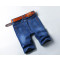 吉普战车男士牛仔中裤短裤弹力修身直筒牛仔裤男FX.2 29(2尺2) 棉弹浅蓝1003