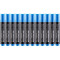 齐心MK818记号笔12支/盒 3盒装 蓝色