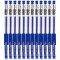 齐心(comix)GP306中性笔 12支/盒 0.5mm 水性笔水笔经典商务签字笔 碳素笔 蓝色