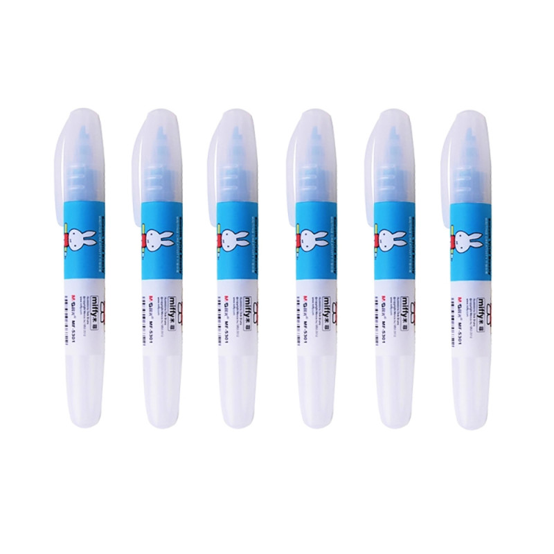 晨光(M&G)MF5301荧光笔12支装 米菲香味 标记笔 记号笔 水笔 办公用品 蓝色12支