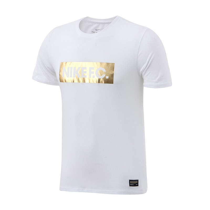 耐克NIKE2017新款男装短袖T恤运动休闲运动服810506-101 L 白色