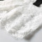 ZARA KARA镂空白色蕾丝衫雪纺短袖气质淑女小衫打底上衣女2017夏季新款B XL 白色