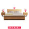 木帆家居(MUFAN-HOME) 床头柜 实木床头柜 床头储物柜 卧室家具 胡桃色