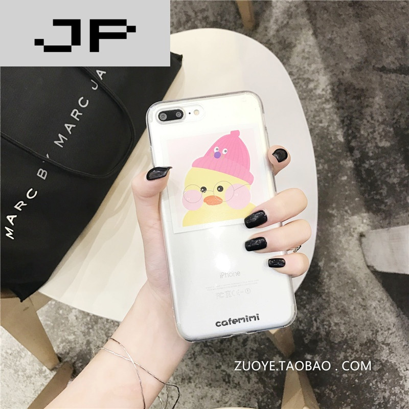 品牌mimi网红玻尿酸鸭粉色oppoR11手机壳R9