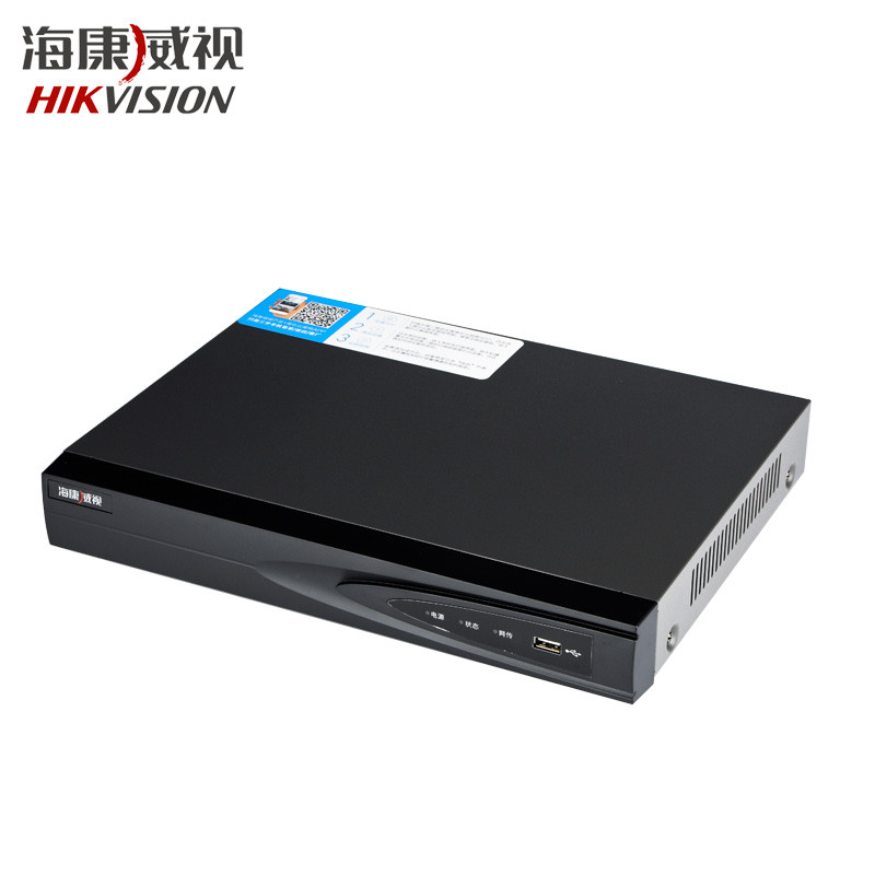 海康威视ds-7816n-k2/16p网络硬盘录像机16路poe供电监控录像机nvr 双