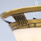 阿库琉斯 新中式全铜吸顶灯led美式客厅卧室灯欧式餐厅灯阳台灯玄关灯具 9036兰-中号