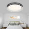欧普照明LED客厅灯具创意吸顶灯饰房间阳台大气简约现代卧室家用 双色调光黑白格24瓦适用10-15平米