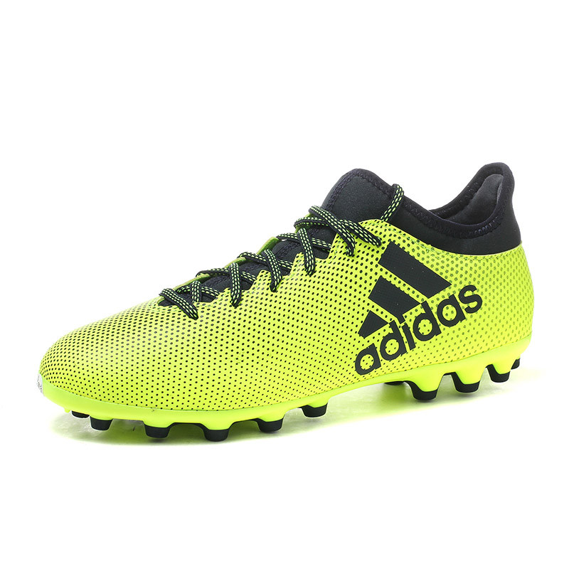 adidas阿迪达斯男子足球鞋2017年新款X 17.3 AG鞋钉运动鞋S82361 黄色 41码