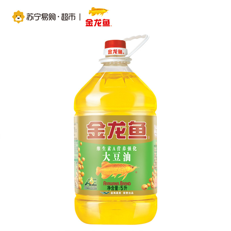 金龙鱼 AE一级营养大豆油5L*4桶