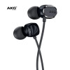 AKG/爱科技 N25入耳式耳机手机通用线控带麦通话hifi手机耳塞 有线耳机 黑色