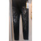 bw9新款香港泰玛斯品牌女装个性印花蝴蝶与美女凸显品味修身特价牛仔长裤 31 深黑色