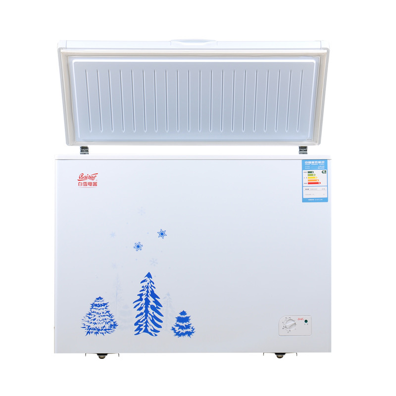 白雪 BD/C-237DS商用家用冷柜 冷冻冷藏卧式冰柜节能静音顶开冰箱