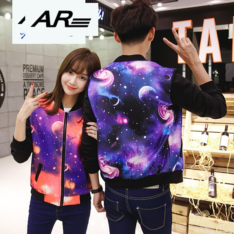 AR港风青年男快手网络红人秋装新款情侣装韩