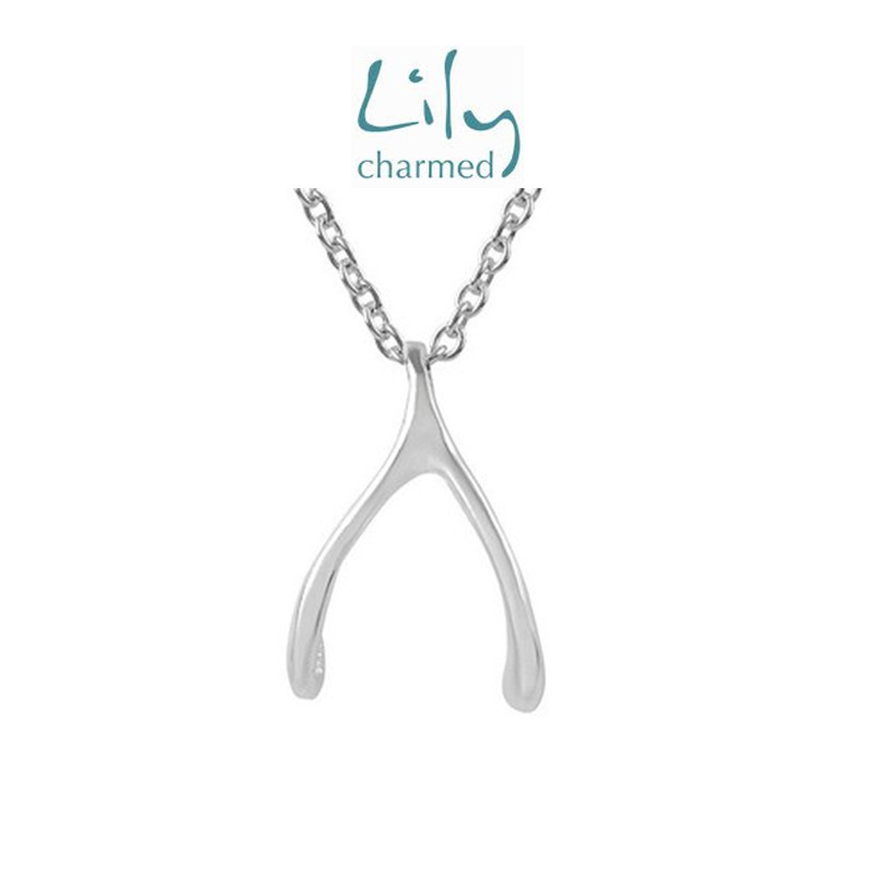 Lily Charmed 英国设计师品牌 金色许愿骨项链 纯手工打造 项链 锁骨链 金色 银色