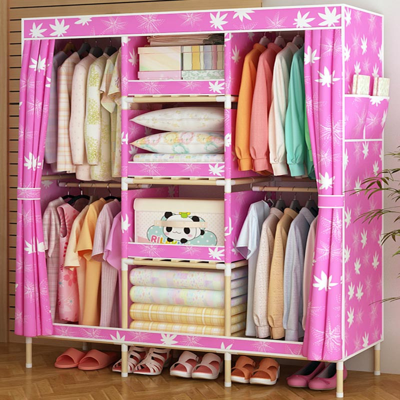 家时光实木布衣柜布1.3A升级款 粉色枫叶