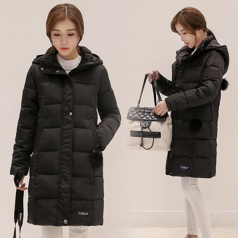 2017新款冬季外套女反季棉衣女中长款学生女