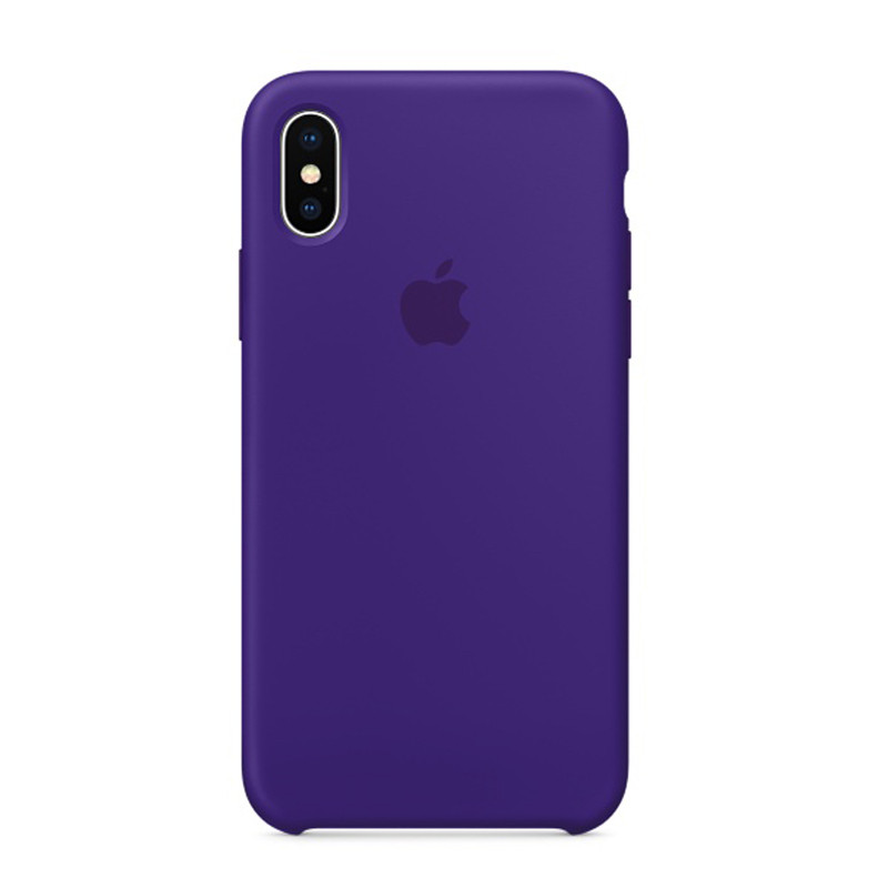 iPhone X 硅胶保护壳 MQT72FE/A深紫色