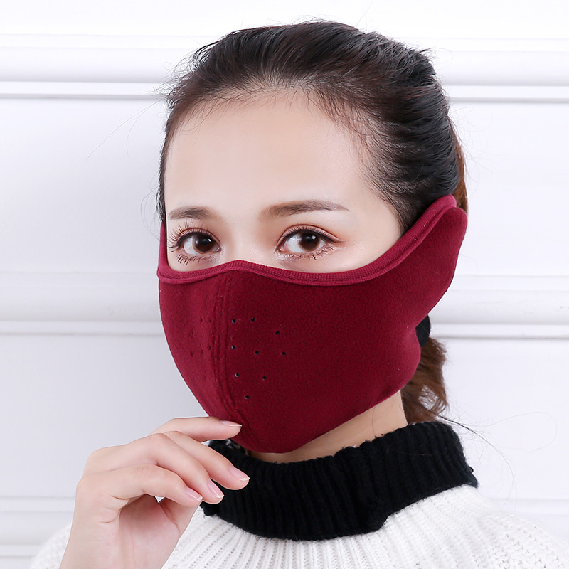 口罩女冬季时尚韩版护耳黑色男潮款个性保暖防