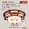 中式灯具套餐组合实木吸顶灯客厅led成套灯具中国风仿古灯中式灯 直径100cm无极