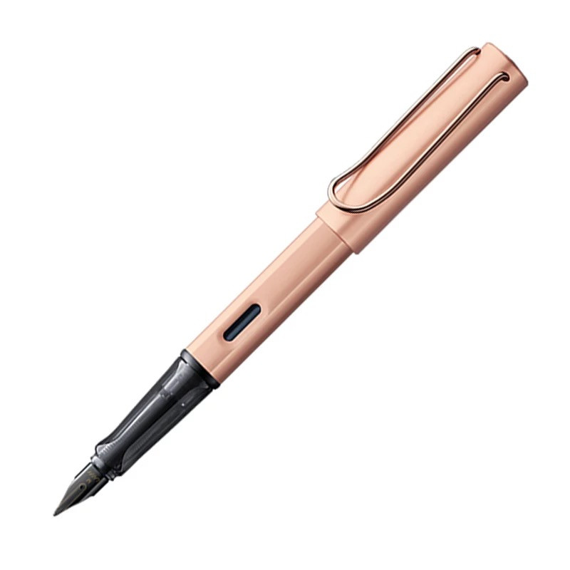 凌美（LAMY）LX系列玫瑰金钢笔墨水笔EF尖