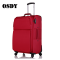 OSDY拉杆箱万向轮旅行箱经典软箱布箱子行李箱24寸登机箱20可扩展大容量箱包 20寸 黑色个性款